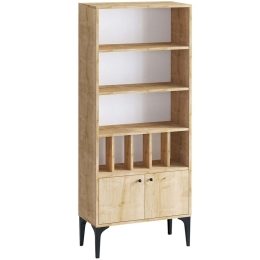 Βιβλιοθήκη Spica 393MRD1232 60x30x175cm Oak