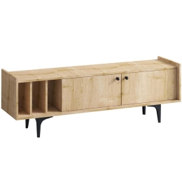 Έπιπλο Tηλεόρασης Alya 393MRD1244 150x40x47cm Oak