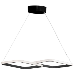 Φωτιστικό Οροφής Puppis 166PRG1122 60x2x80cm Led 60W 6500K Black Opviq