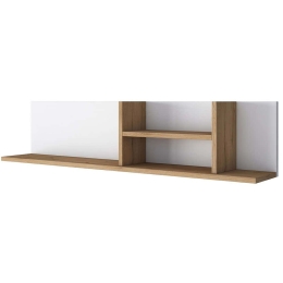 Ραφιέρα Τοίχου 893RAN3313 120x19,8x25cm White-Walnut