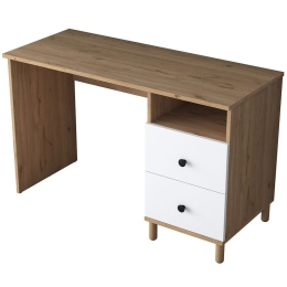 Γραφείο 893RAN3331 120x50x73,8cm Walnut-White
