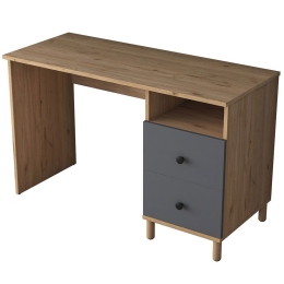 Γραφείο 893RAN3332 120x50x73,8cm Walnut-Anthracite