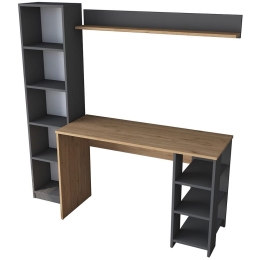 Γραφείο 893RAN3338 160x45x161,8cm Walnut-Anthracite