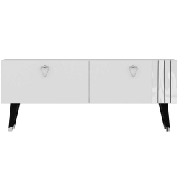 Έπιπλο Tηλεόρασης Tarab 327ODS1117 120x30x50cm White