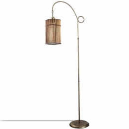 Φωτιστικό Δαπέδου Cylinder 390FLH2199 20x20x160cm 1xE27 40W Antique Gold Opviq