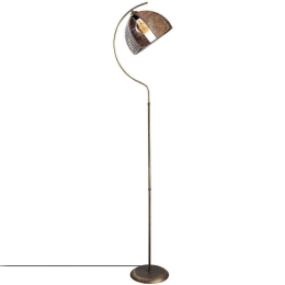 Φωτιστικό Δαπέδου Demilune 390FLH2208 30x165cm 1xE27 40W Antique Gold Opviq