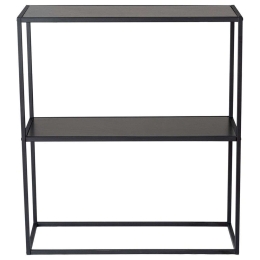 Κονσόλα Andas 706CLN1107 80x30x85cm Black Μελαμίνη,Μέταλλο