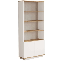 Βιβλιοθήκη 956LCS1538 75x26,8x168,3cm Pine-White