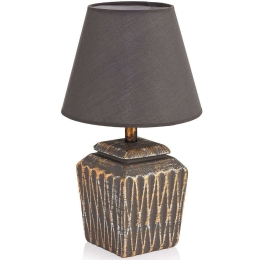 Φωτιστικό Επιτραπέζιο 687HMY2134 22x39cm E27 40W Anthracite-Gold Opviq