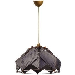 Φωτιστικό Οροφής 687HMY1463 35x60cm 1xE27 40W Grey Opviq