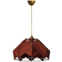 Φωτιστικό Οροφής 687HMY1464 35x60cm 1xE27 40W Terracotta Opviq