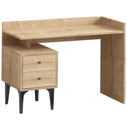 Γραφείο 393MRD1311 100x45x80cm Oak-Black