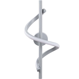 Φωτιστικό Τοίχου Likma 119FRS1115 16x25x41cm Led 11W 3000K Grey Opviq