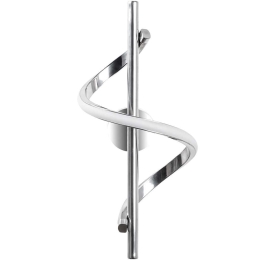 Φωτιστικό Τοίχου Likma 119FRS1116 16x25x41cm Led 11W 3000K Chrome Opviq