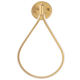 Φωτιστικό Τοίχου - Απλίκα Damla 119FRS1118 23x13x39cm Led 11W 3000K Gold Opviq