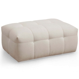 Σκαμπό Cady Ottoman 560ARE1444 120x80x42cm Beige