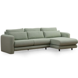 Καναπές Γωνιακός (Δεξιά Γωνία) Lily 560ARE1857 290x165x73cm Green