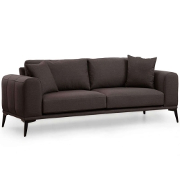 Καναπές Τριθέσιος Kenzo 560ARE1888 235x90x80cm Grey