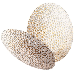 Φωτιστικό Τοίχου - Απλίκα Yosma 119FRS1552 21x15x21cm Led 5W 3000K White-Gold Opviq