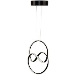 Φωτιστικό Οροφής Yin Yang 166PRG1162 166PRG1162 40x25x80cm Led 40-60W 6500K Black Opviq