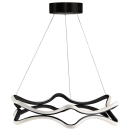 Φωτιστικό Οροφής Jades 166PRG1169 50x50x80cm Led 60-80W 4000K Black Opviq