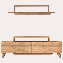 Σύνθεση Τηλεόρασης Harmony 505CRL1905 150x31x49cm Pine