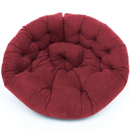 Πουφ Kiku 379VLV2503 90x56x70cm Bordo