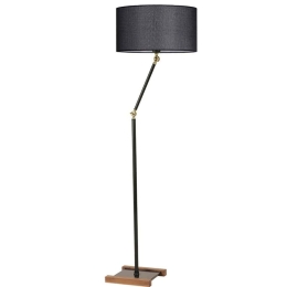 Φωτιστικό Δαπέδου Milas 534LUN4441 Φ40x165cm E27 40W Black Opviq