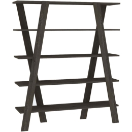 Βιβλιοθήκη Conde 835PUQ5312 120x25x150cm Black
