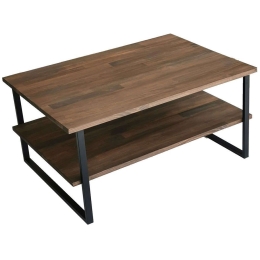 Τραπέζι Σαλονιού Neta 552NOS1445 85x60x40cm Walnut
