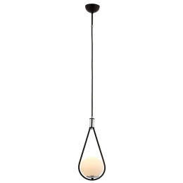 Φωτιστικό Οροφής 301AUR1281 Φ20x120cm 1xG9 40W Nickel-Black Opviq