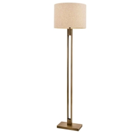 Φωτιστικό Δαπέδου 301AUR1705 Φ40x170cm 1xE27 40W Cream-Gold Opviq