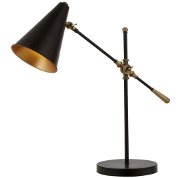 Φωτιστικό Επιτραπέζιο 301AUR1914 64x20x60cm 1xE14 40W Black Opviq