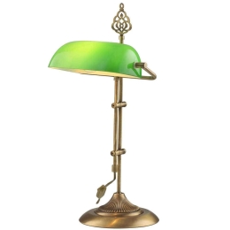 Φωτιστικό Επιτραπέζιο 683AVN2108 30x20x56 cm 1xE27 40W Green-Gold Opviq