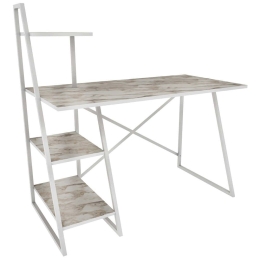 Γραφείο Admira 322RTC1311 120x60x120cm Marble Effect White