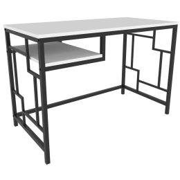 Γραφείο Kennesaw 322RTC1457 120x60x74,8cm Black-White
