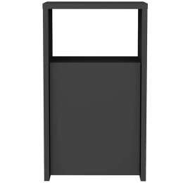 Κομοδίνο Carlin 322RTC1627 36x25,3x61,4cm Anthracite