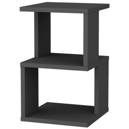 Κομοδίνο Carter 322RTC1631 29,6x29,6x49,4cm Anthracite
