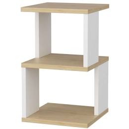 Κομοδίνο Carter 322RTC1636 29,6x29,6x49,4cm Oak-White