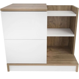 Κομοδίνο Rena 322RTC1641 72x45x60cm Oak-White
