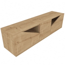 Έπιπλο Τηλεόρασης Carson 322RTC2423 160x35,3x40cm Oak