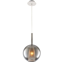 Φωτιστικό Οροφής 414LRC1296 Φ25x120cm 1xE14 40W Chrome Opviq