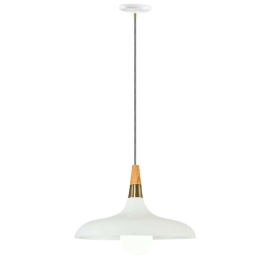 Φωτιστικό Οροφής 414LRC1573 Φ34x120cm 1xE27 40W White Opviq