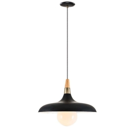 Φωτιστικό Οροφής 414LRC1575 Φ34x120cm 1xE27 40W Black Opviq