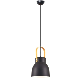 Φωτιστικό Οροφής 414LRC1584 Φ19x120cm 1xE27 40W Black Opviq