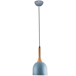 Φωτιστικό Οροφής 414LRC1589 Φ16x120cm 1xE14 40W Grey Opviq