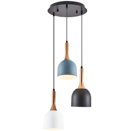 Φωτιστικό Οροφής 414LRC1591 Φ40x120cm 3xE14 40W Multi Opviq