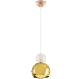 Φωτιστικό Οροφής 414LRC1798 Φ16x120cm 1xG9 5W Gold Opviq