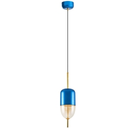 Φωτιστικό Οροφής 414LRC1804 Φ12x120cm Led 500lm 5W 3000K Blue Opviq