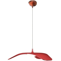 Φωτιστικό Οροφής 414LRC1913 Φ34x120cm Led 600lm 10W 3000K Red Opviq